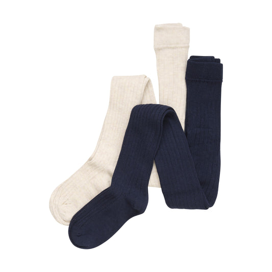 Minymo Ribbed Tights Set 5754