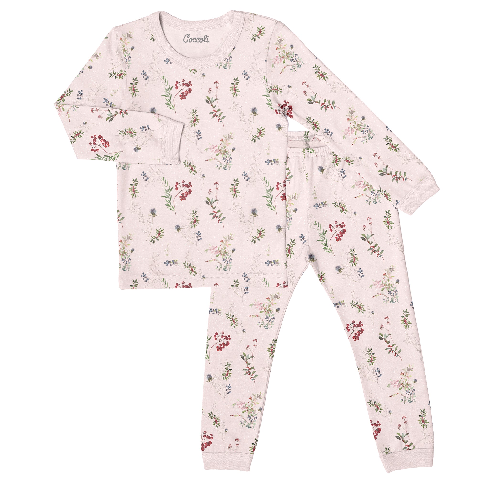 Coccoli LS Cotton Modal Pajama- Tractors on Lily Pad main image 0
