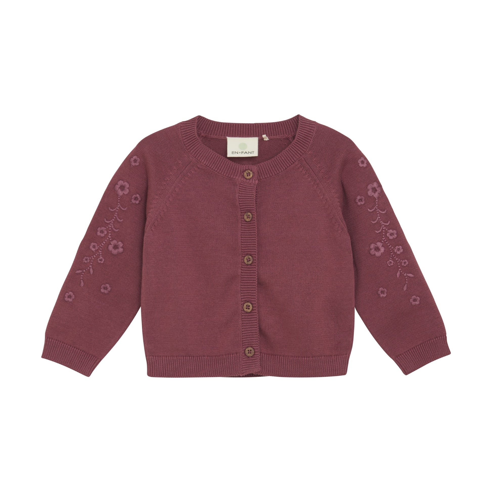 En Fant Girls Embroidered Cardigan 210365