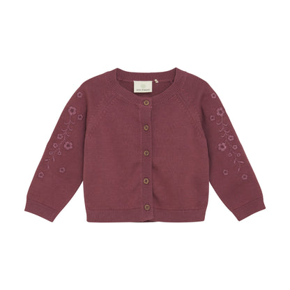 En Fant Girls Embroidered Cardigan 210365