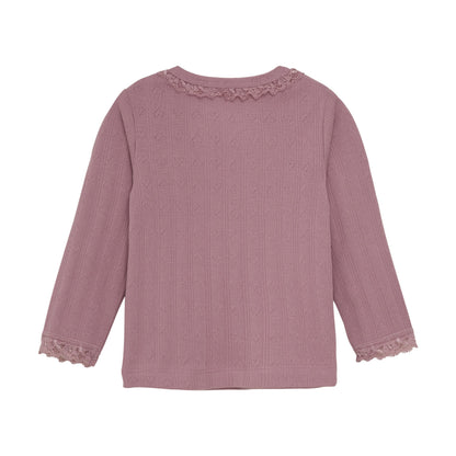 En Fant Girls Pointelle Top 210358