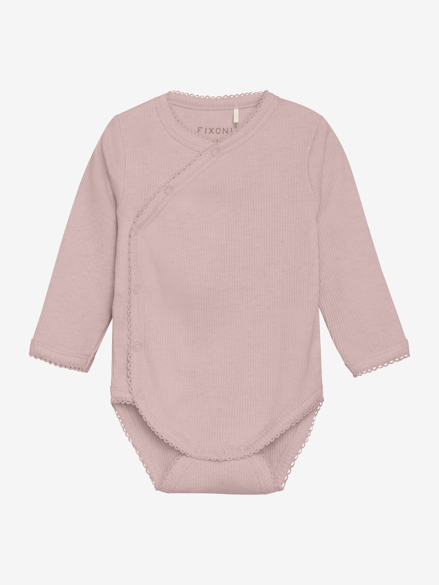 FIXONI Pale Mauve Ribbed Bodysuit 423000-5016