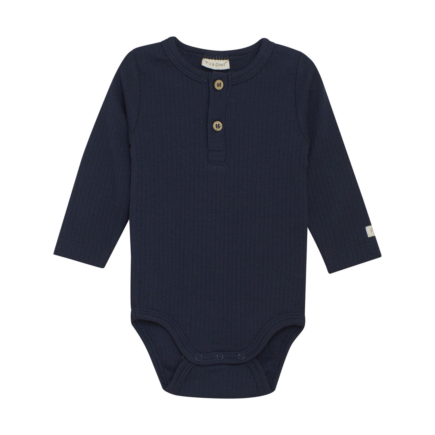 Fixoni Navy Ribbed Bodysuit 423052