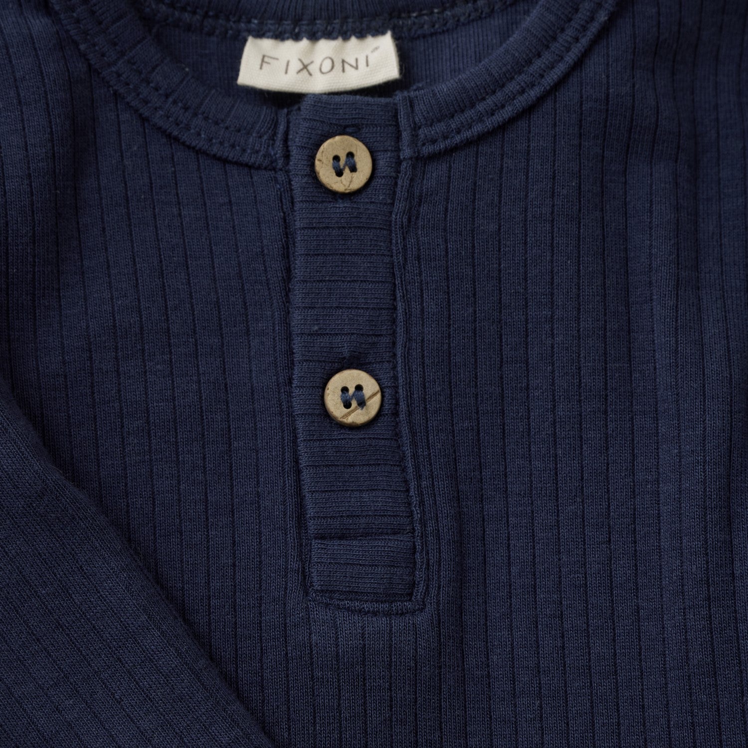 Fixoni Navy Ribbed Bodysuit 423052