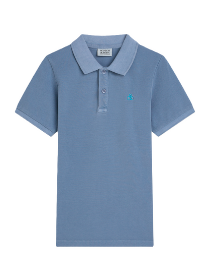 Scotch Shrunk Captain Blue Polo 182002-411