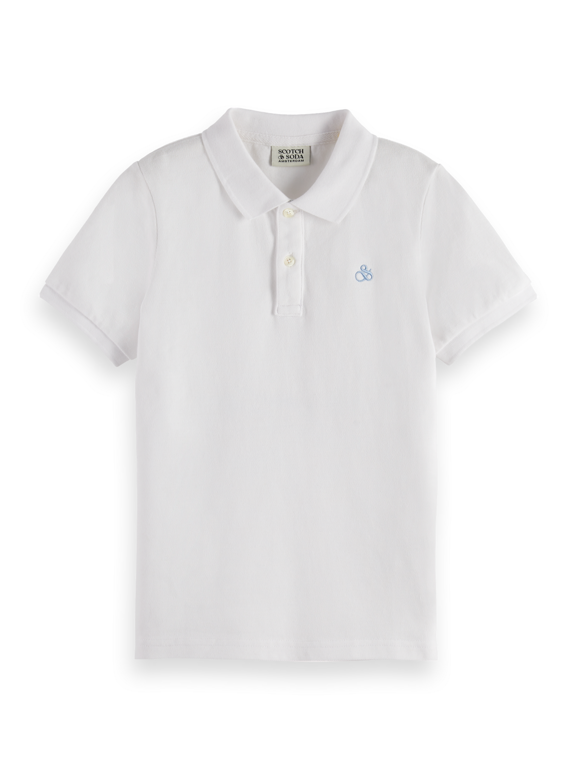 Scotch Shrunk Bright White Polo 180685-101