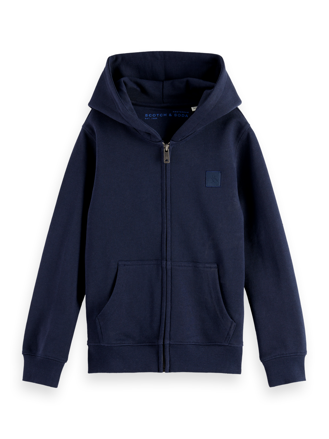 Scotch Shrunk Navy Zip Hoodie 180643 - 401