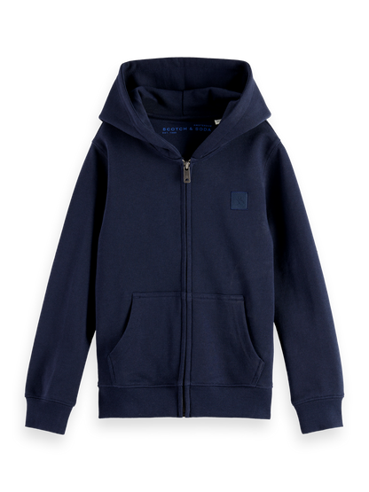 Scotch Shrunk Navy Zip Hoodie 180643 - 401