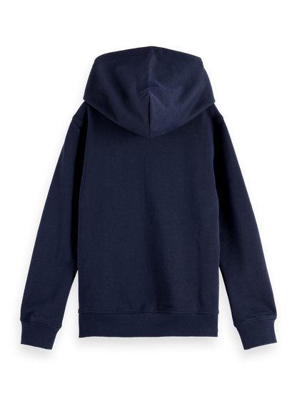 Scotch Shrunk Navy Zip Hoodie 180643 - 401
