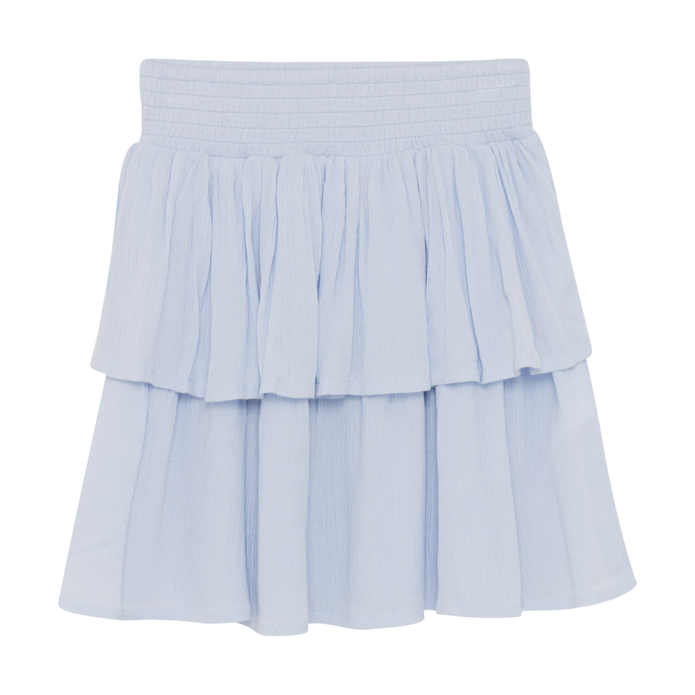CREAMIE Blue Crepe Skirt 823212 dress