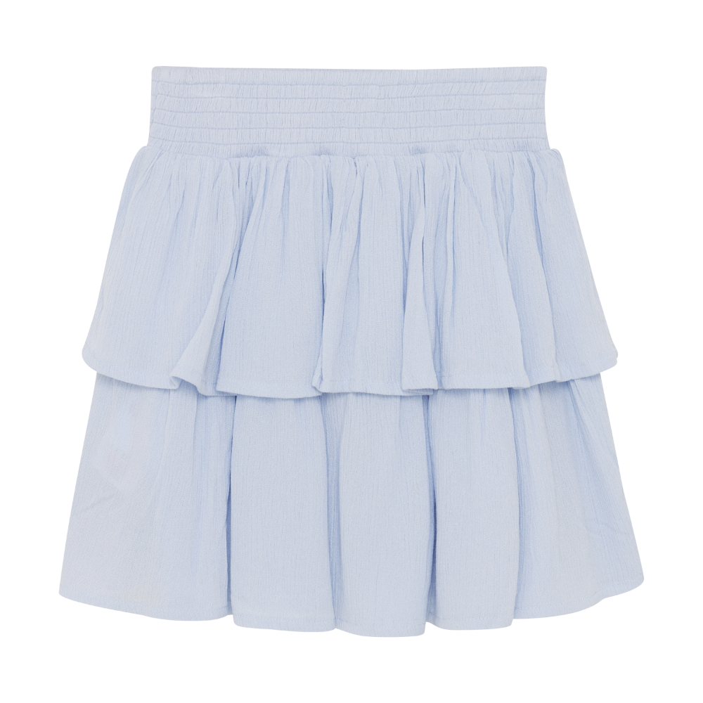 CREAMIE Blue Crepe Skirt 823212 dress