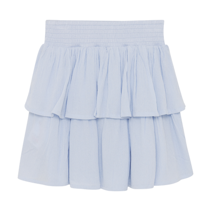 CREAMIE Blue Crepe Skirt 823212 dress