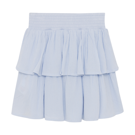 CREAMIE Blue Crepe Skirt 823212 dress