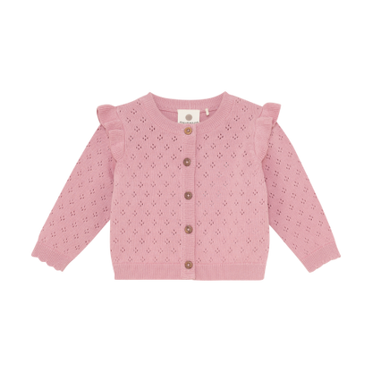 En Fant Girls Pink Cardigan 210402-5906