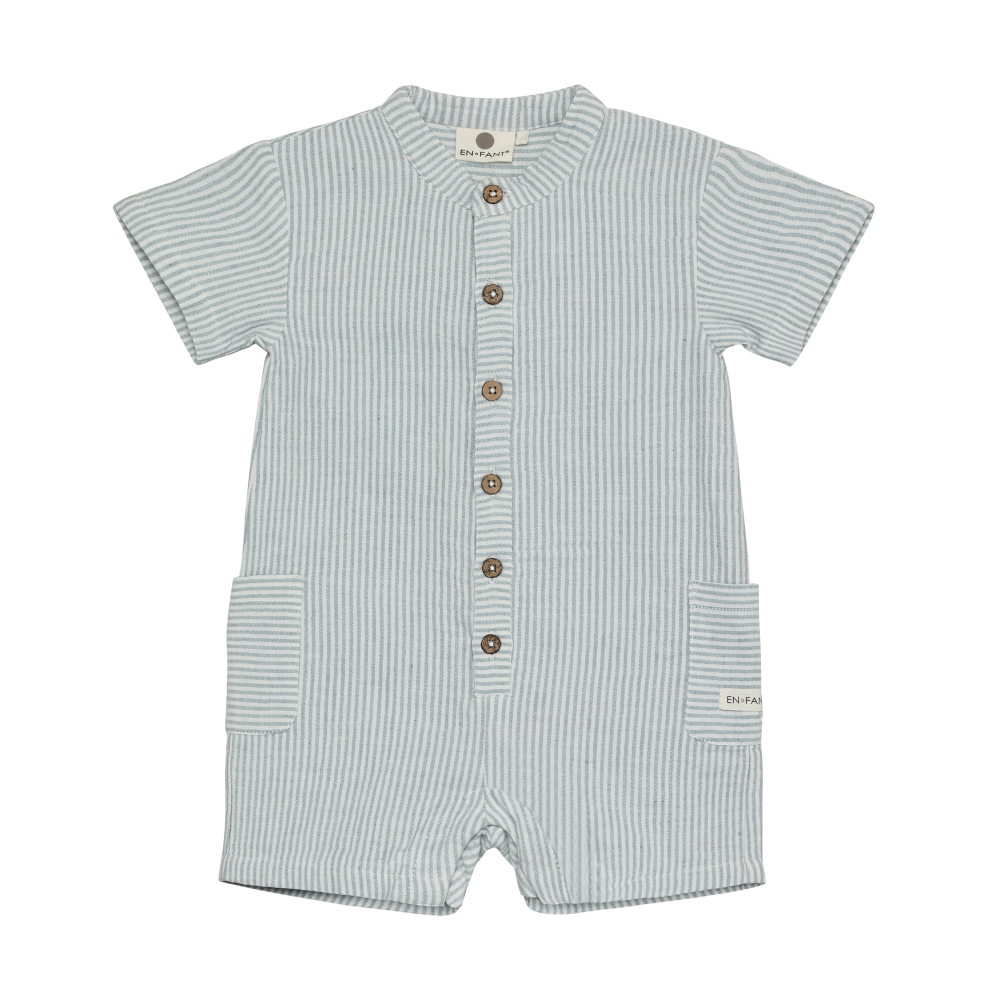 En Fant Boys Striped Romper 215402