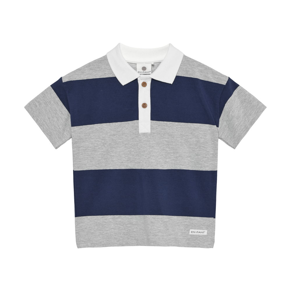 En Fant Boys Striped Polo 230607