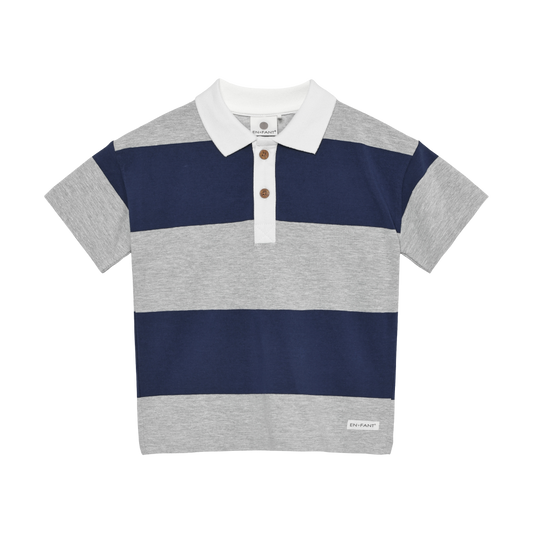 En Fant Boys Striped Polo 230607