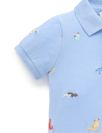 Purebaby Animal Fiesta Romper PN1040S25