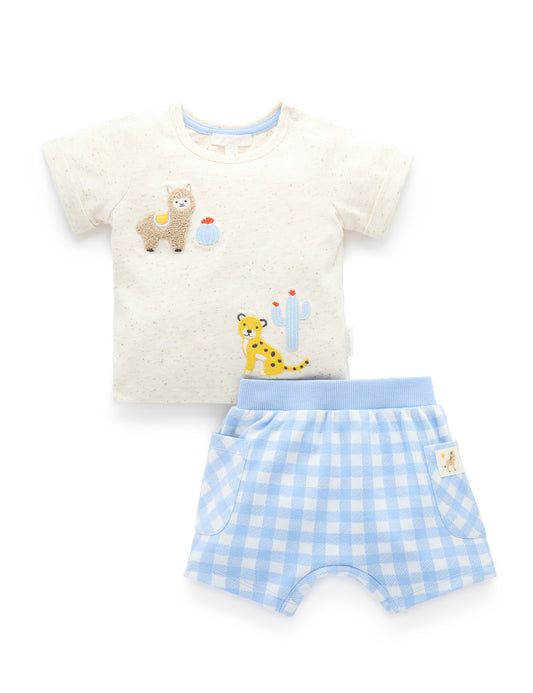 Purebaby Carribbian Top & Shorts PN1047S25