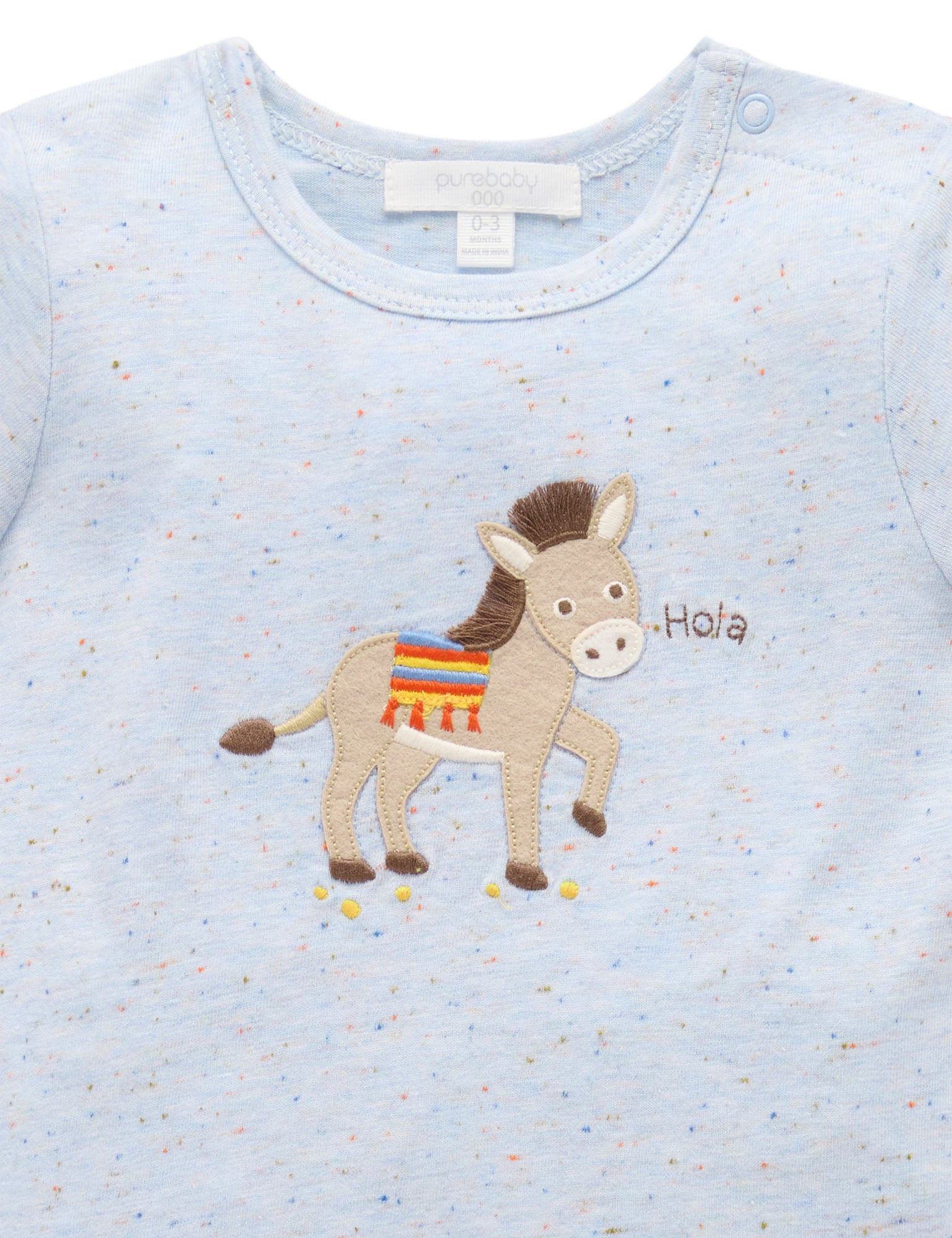 Purebaby Taco Stripe Top & Shorts PN1054S25