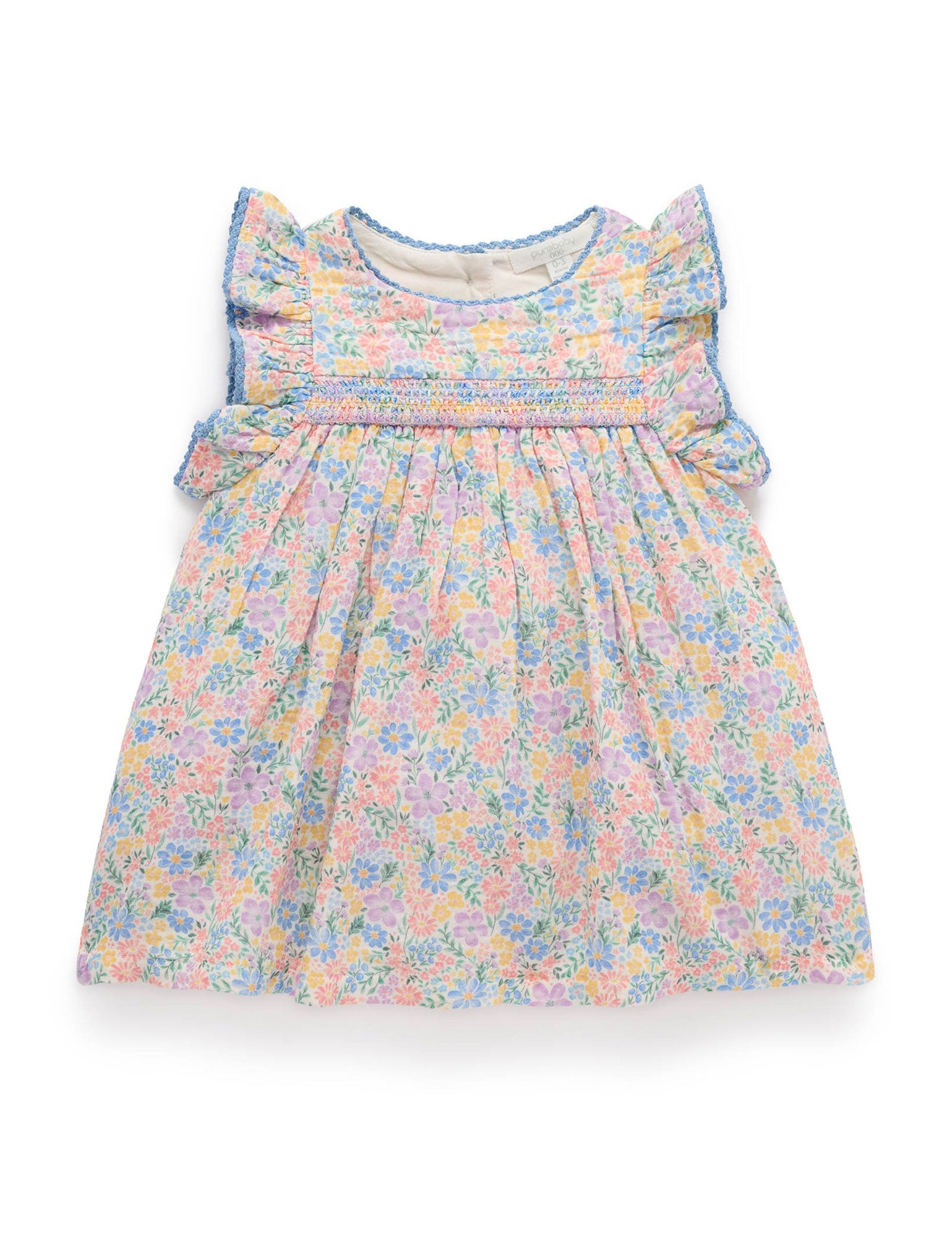 Purebaby Girls Smocked Dress PN2004S25