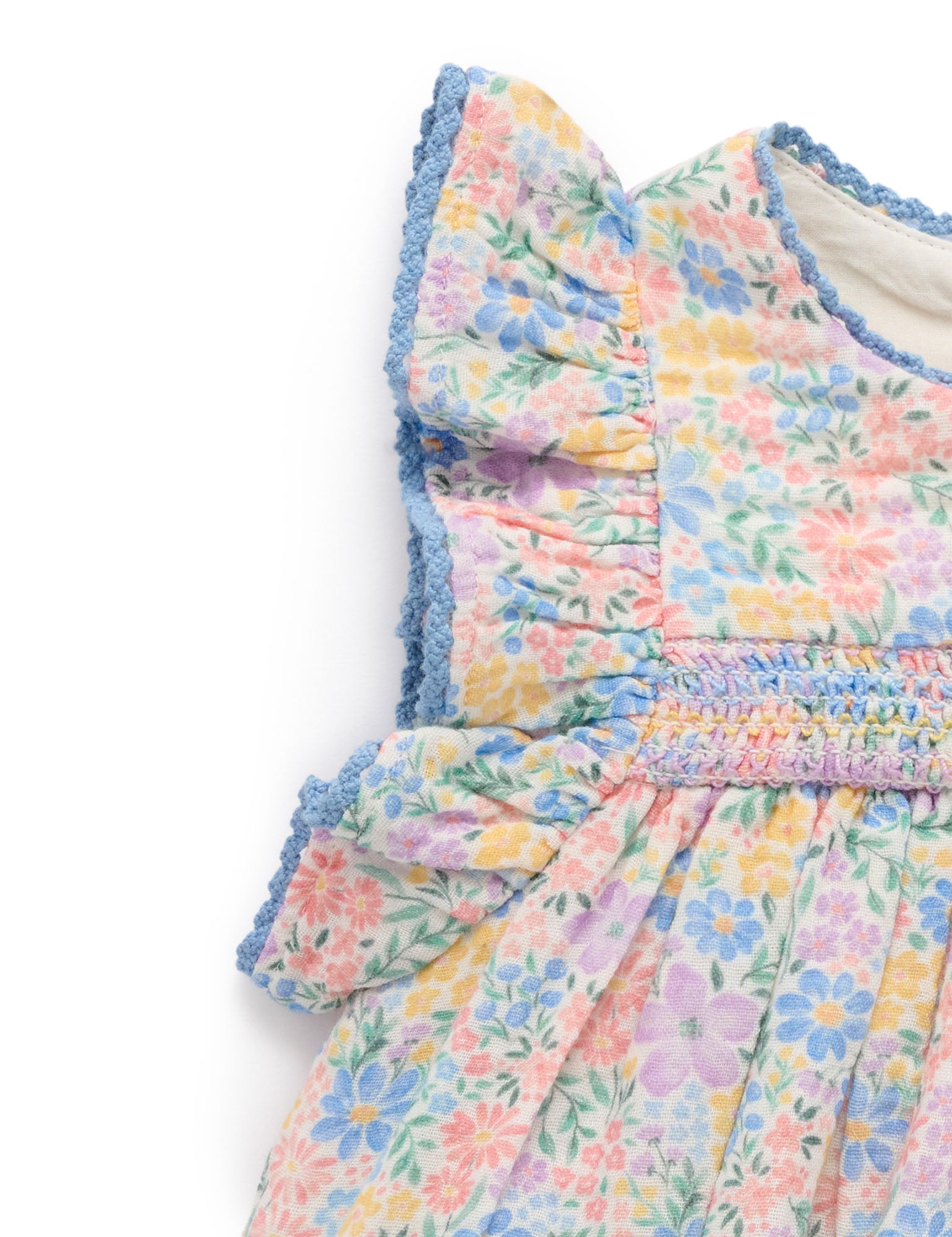 Purebaby Girls Smocked Dress PN2004S25
