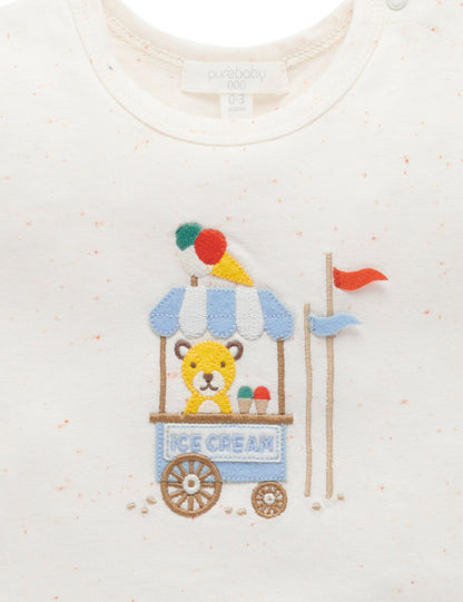 Purebaby Ice-cream cart Top & Shorts PN2026S25