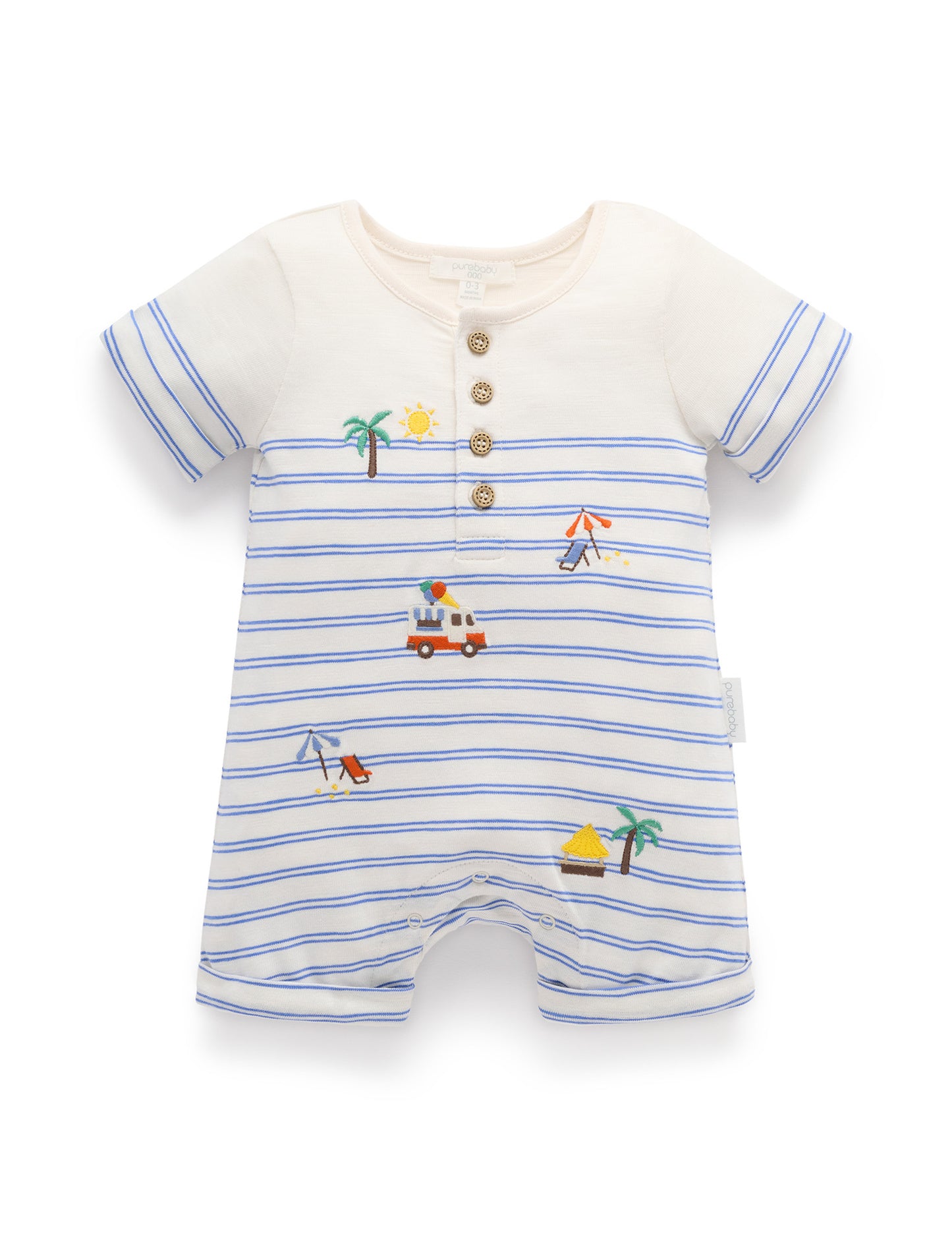 Purebaby Resort Romper PN2047S25