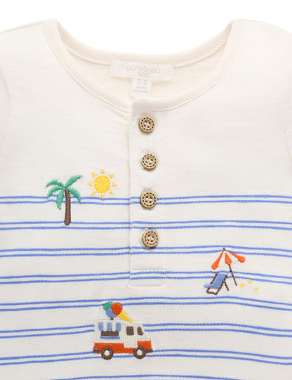 Purebaby Resort Romper PN2047S25