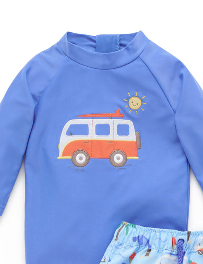 Purebaby Boys Swim Top & Shorts SB4013S25