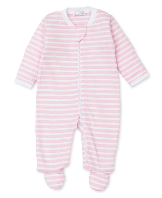 Kissy Kissy Pink Striped Footie (KGQ08229N)