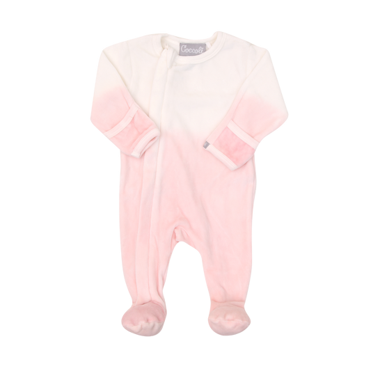 COCCOLI Girls Velour Dip Dye Footie PDV5327