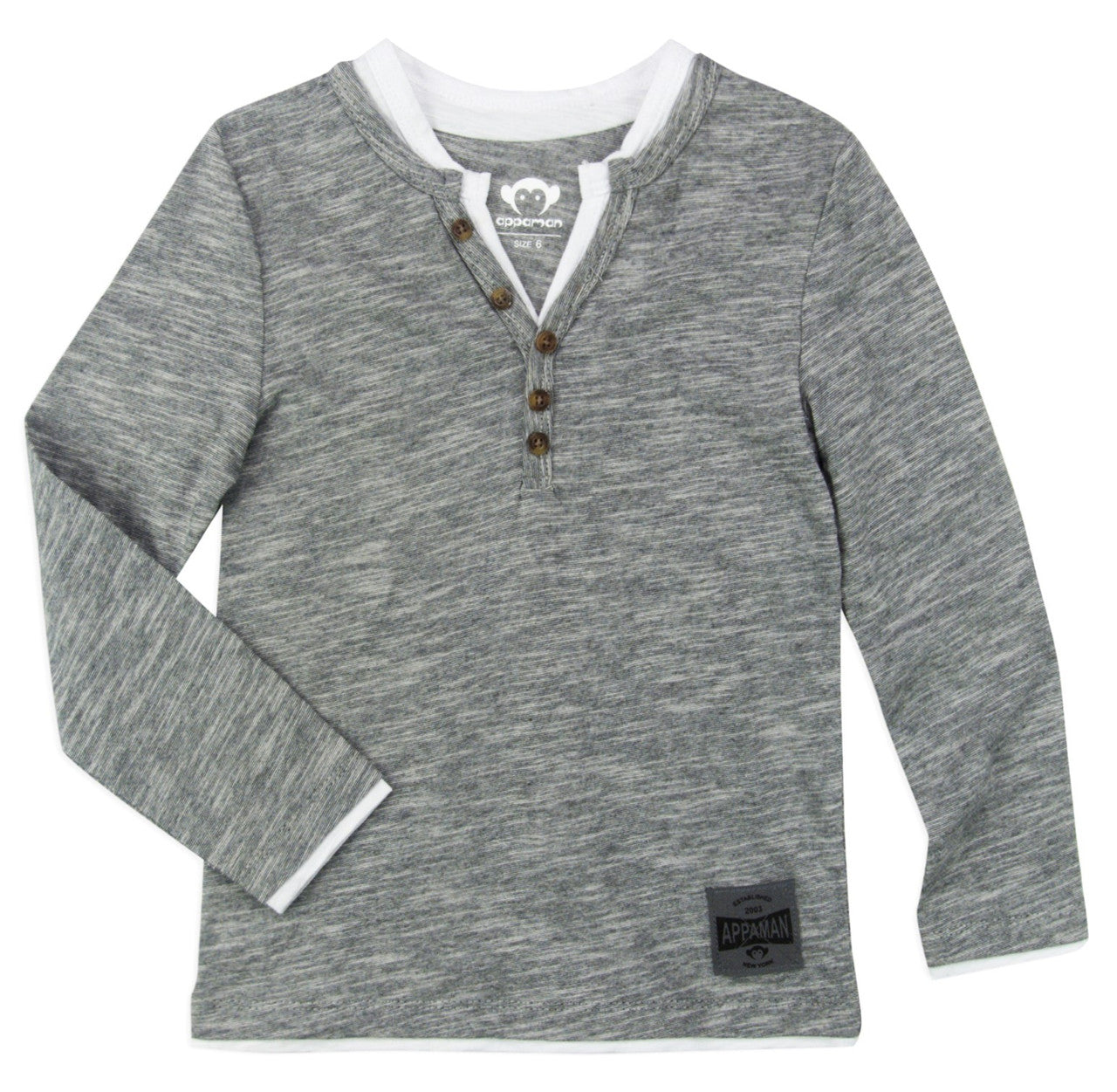 Appaman Grey Camden Top (1CL-grey)