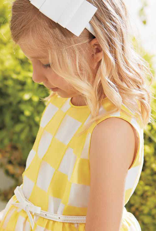 maxi baby girl check dress maxi baby girl check dress Yo Baby Tiered Printed Maxi Dress
