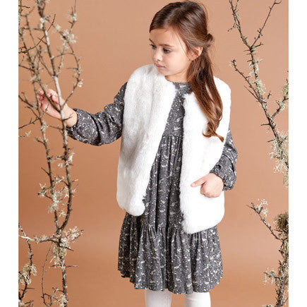 Tartine et Chocoat Faux Fur Vest TT16002 